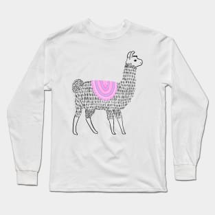 Boho Llama Long Sleeve T-Shirt